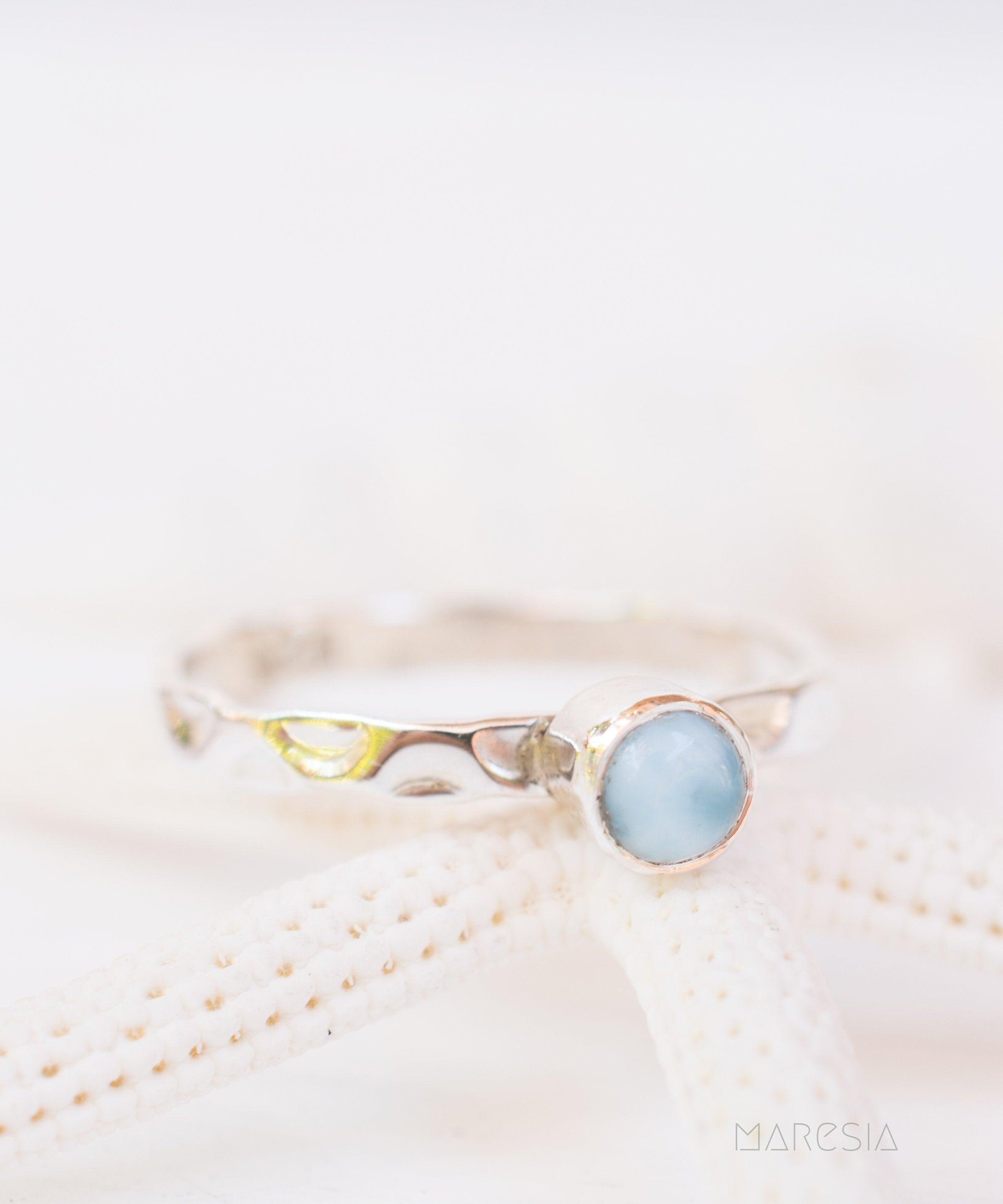 Larimar Ring ~ Sterling Silver 925 ~ MR208 - Maresia Jewelry