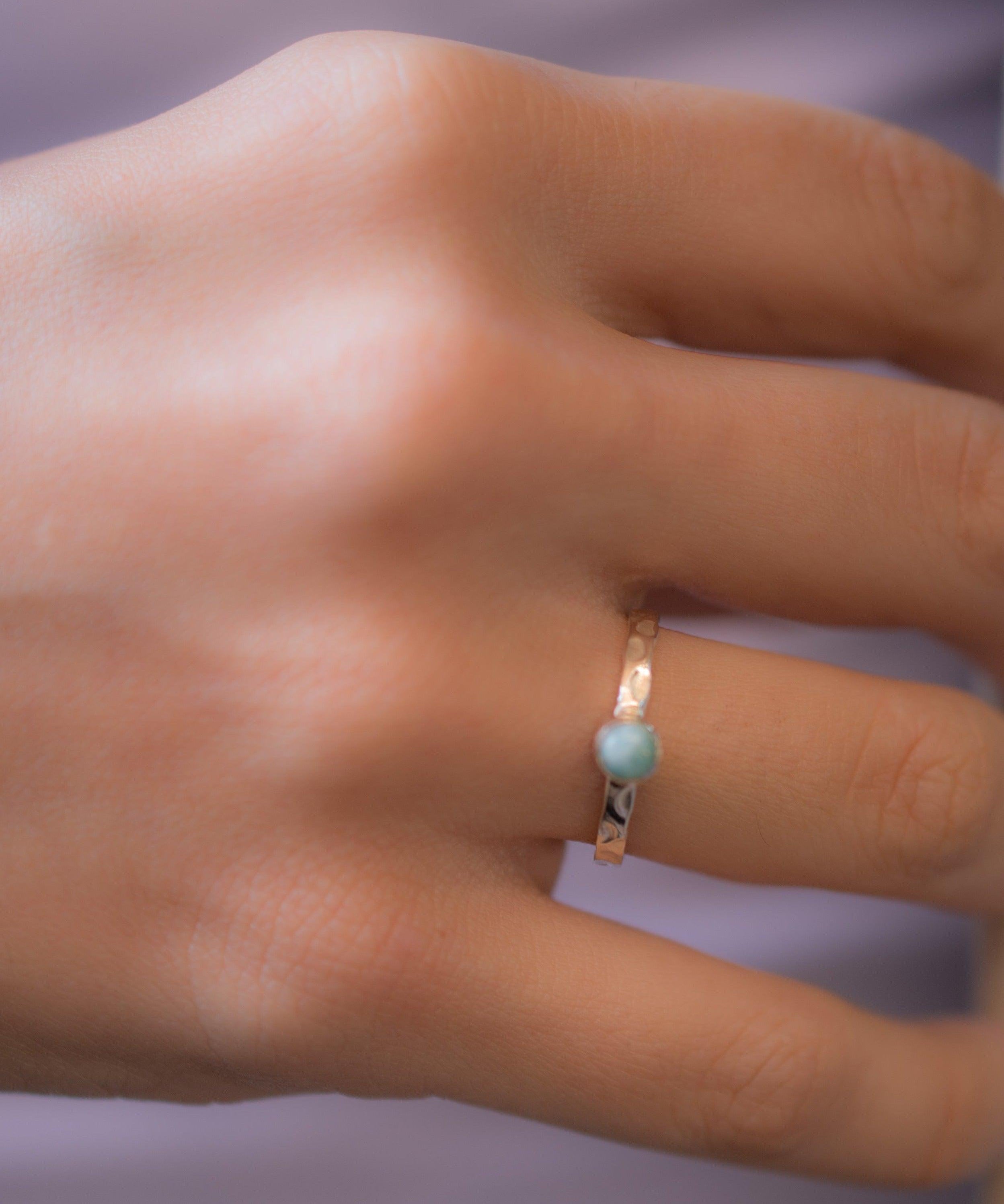 Larimar Ring ~ Sterling Silver 925 ~ MR208 - Maresia Jewelry