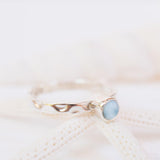 Larimar Ring ~ Sterling Silver 925 ~ MR208 - Maresia Jewelry