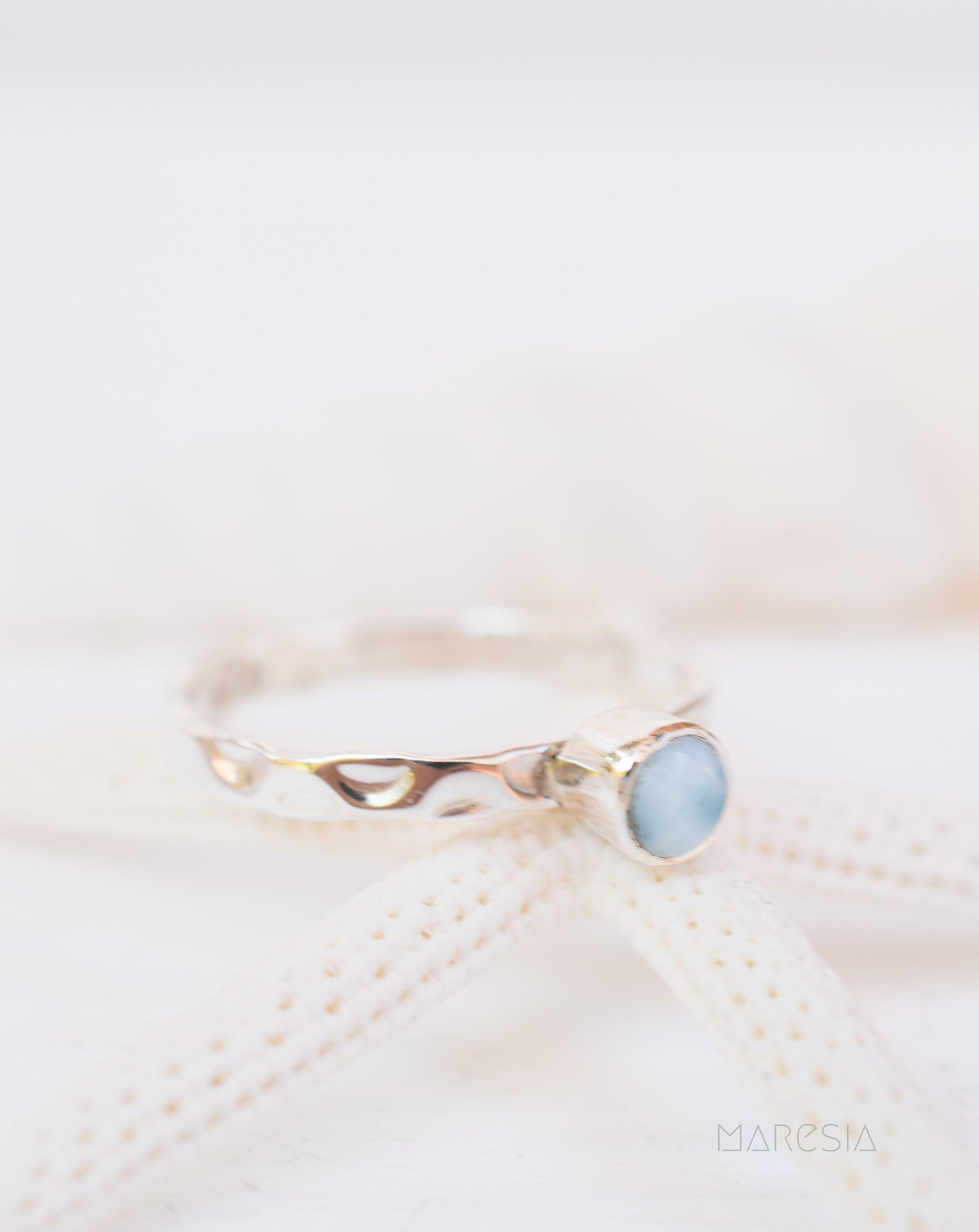 Larimar Ring ~ Sterling Silver 925 ~ MR208 - Maresia Jewelry