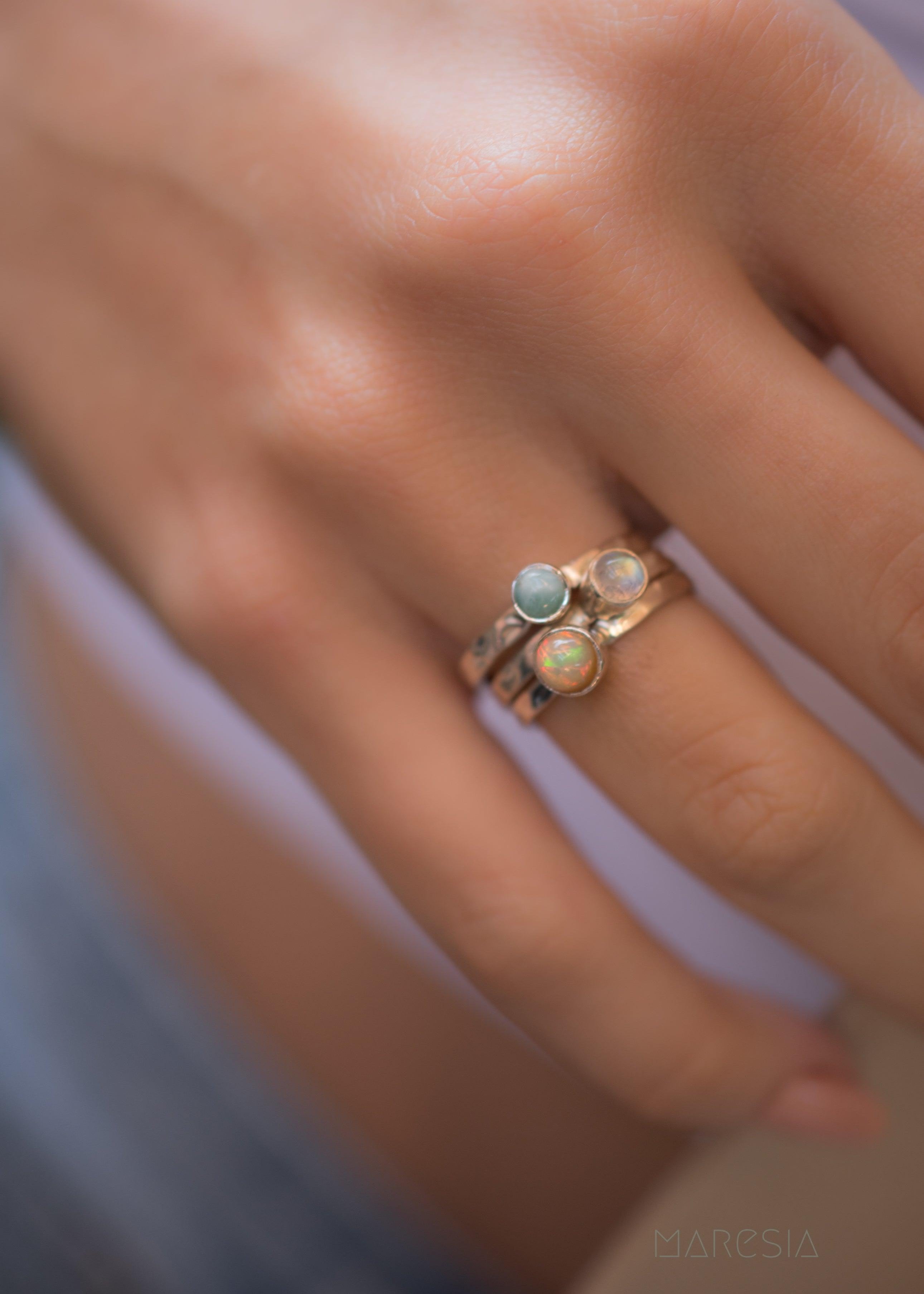 Larimar Ring ~ Sterling Silver 925 ~ MR208 - Maresia Jewelry