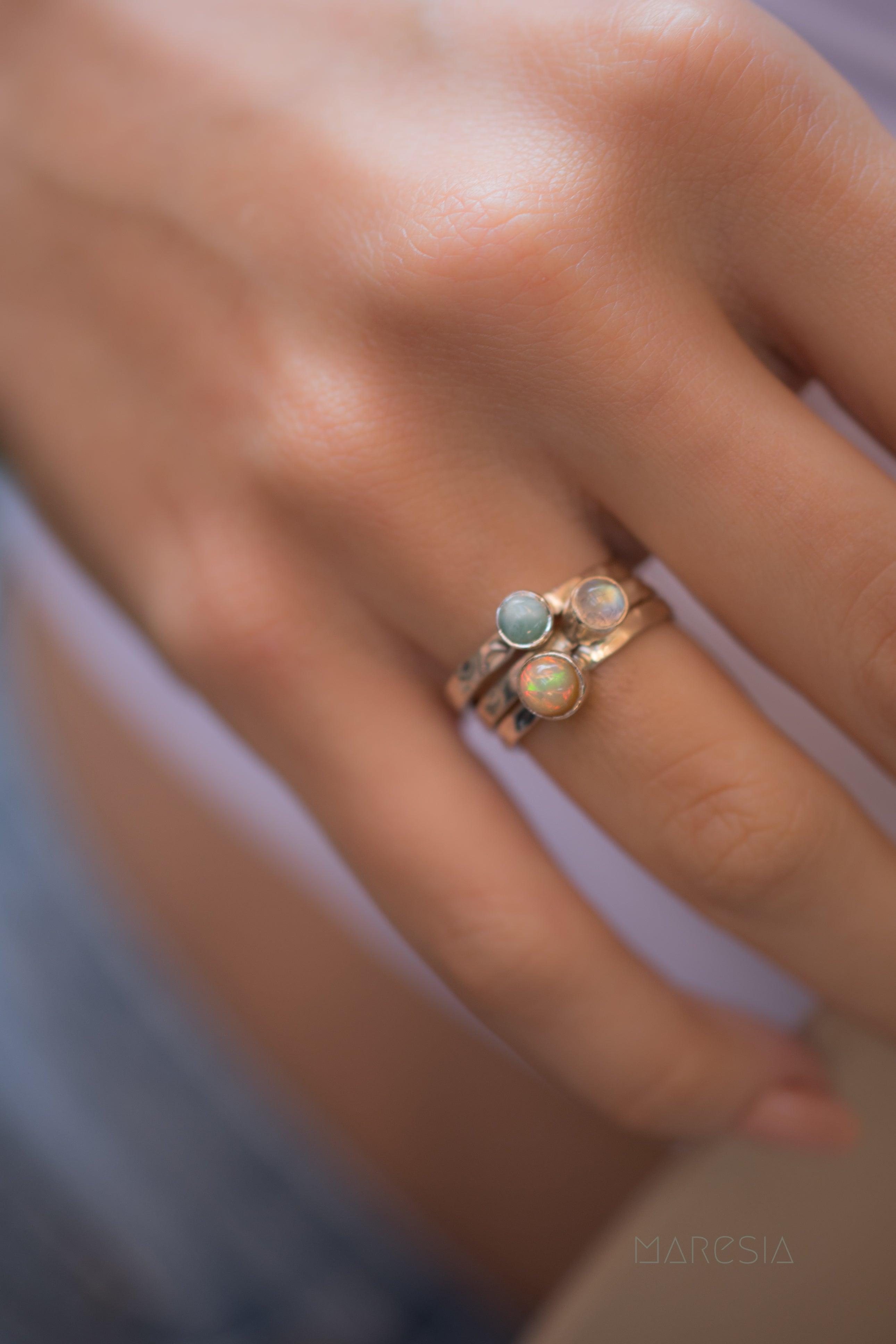 Larimar Ring ~ Sterling Silver 925 ~ MR208 - Maresia Jewelry