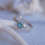 Larimar Ring ~ Sterling Silver 925 ~ MR208 - Maresia Jewelry
