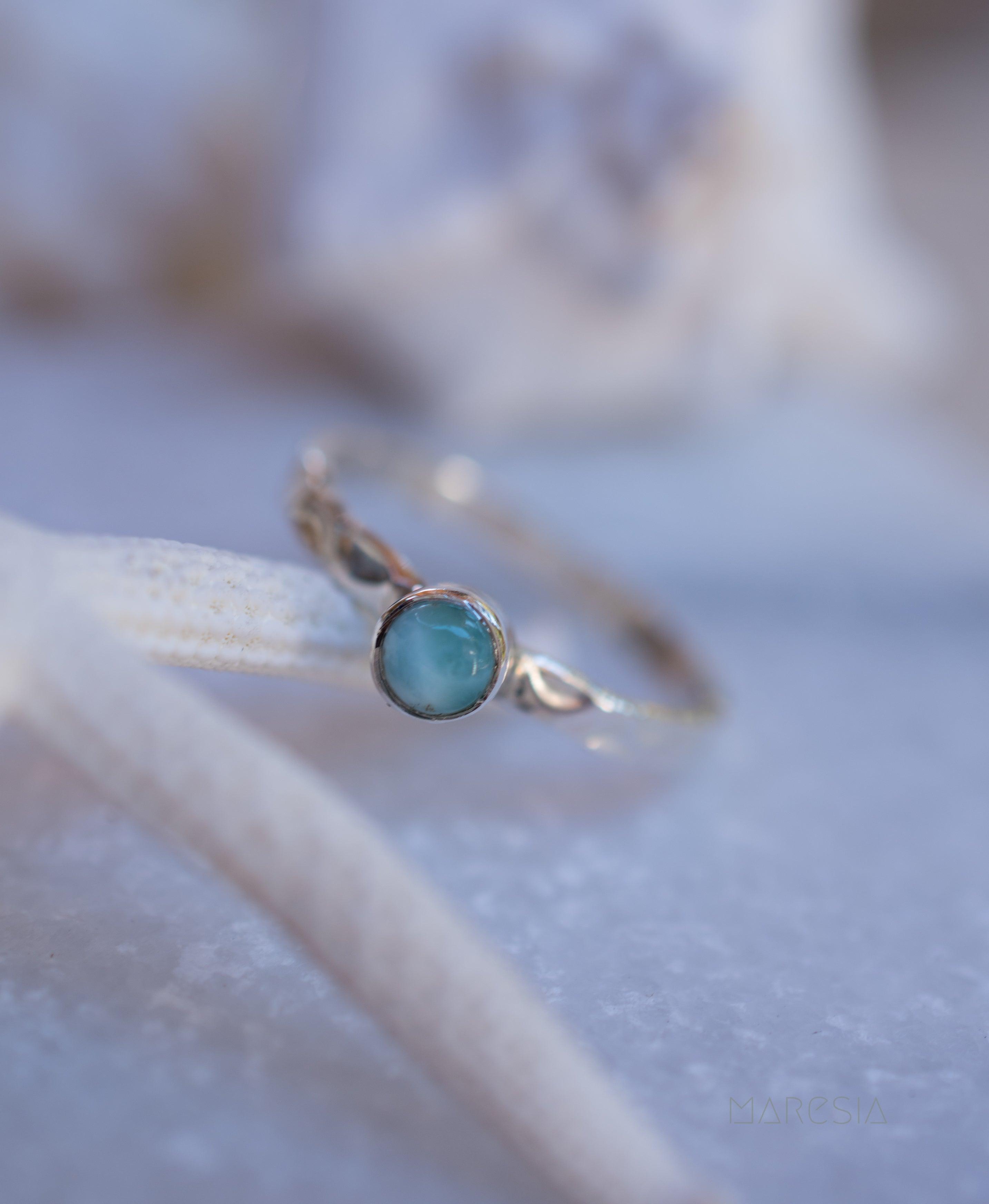 Larimar Ring ~ Sterling Silver 925 ~ MR208 - Maresia Jewelry