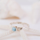 Larimar Ring ~ Sterling Silver 925 ~ MR208 - Maresia Jewelry
