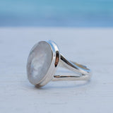 Laura Moonstone Ring ~ Sterling Silver 925 ~MR200 - Maresia Jewelry