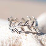 Leaf Ring~ Sterling Silver 925~ SMR031 - Maresia Jewelry