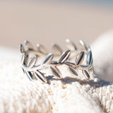 Leaf Ring~ Sterling Silver 925~ SMR031 - Maresia Jewelry