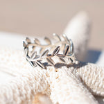 Leaf Ring~ Sterling Silver 925~ SMR031 - Maresia Jewelry