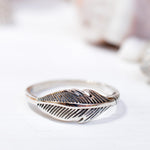 Leaf Ring~ Sterling Silver 925~ SMR057 - Maresia Jewelry