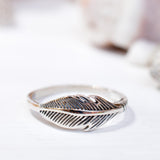Leaf Ring~ Sterling Silver 925~ SMR057 - Maresia Jewelry