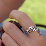Leaf Ring~ Sterling Silver 925~SMR084 - Maresia Jewelry