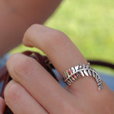 Leaf Ring~ Sterling Silver 925~SMR084 - Maresia Jewelry