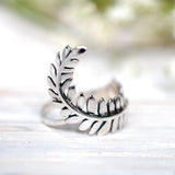 Leaf Ring~ Sterling Silver 925~SMR084 - Maresia Jewelry
