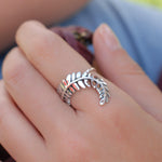 Leaf Ring~ Sterling Silver 925~SMR084 - Maresia Jewelry