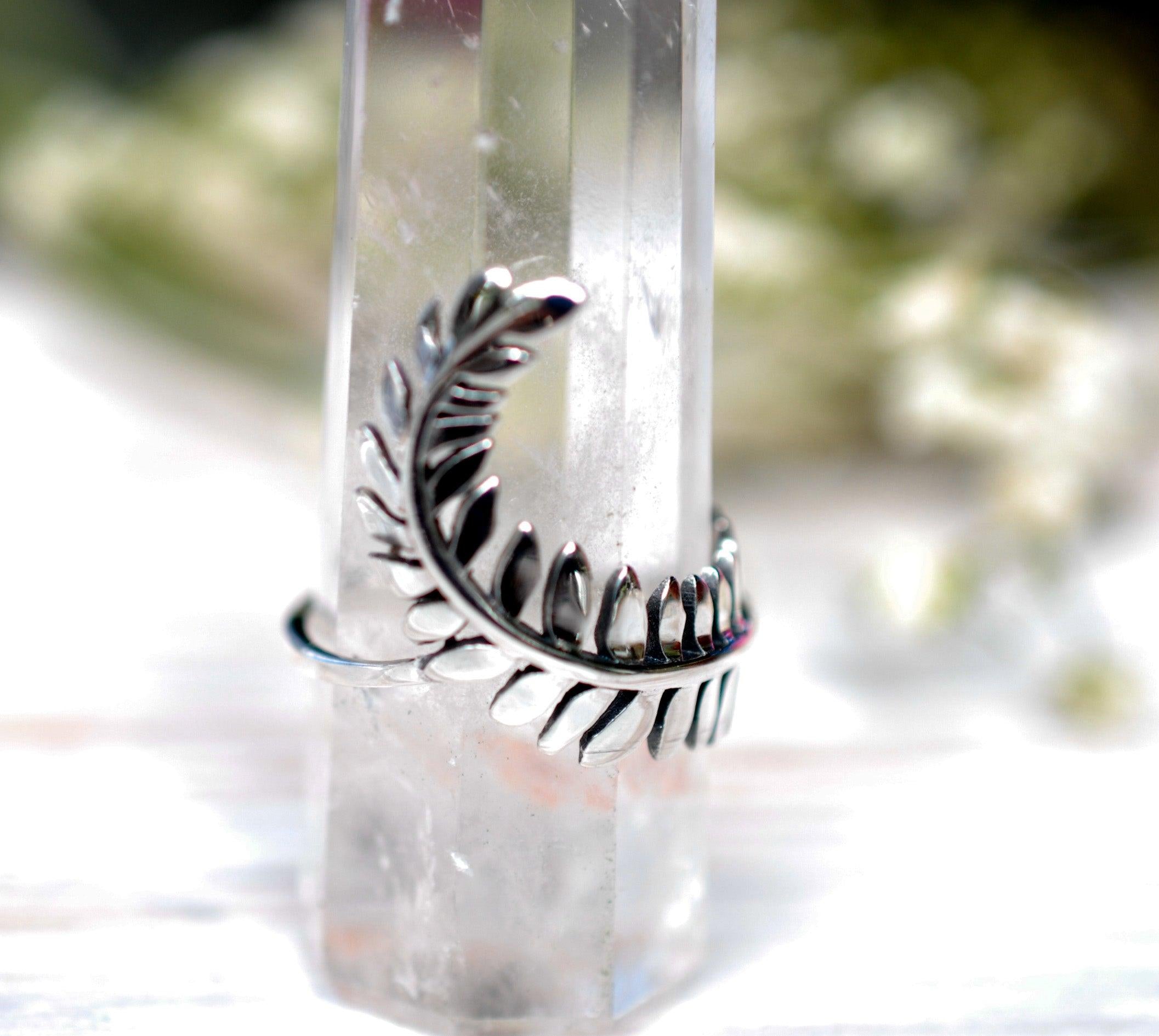 Leaf Ring~ Sterling Silver 925~SMR084 - Maresia Jewelry