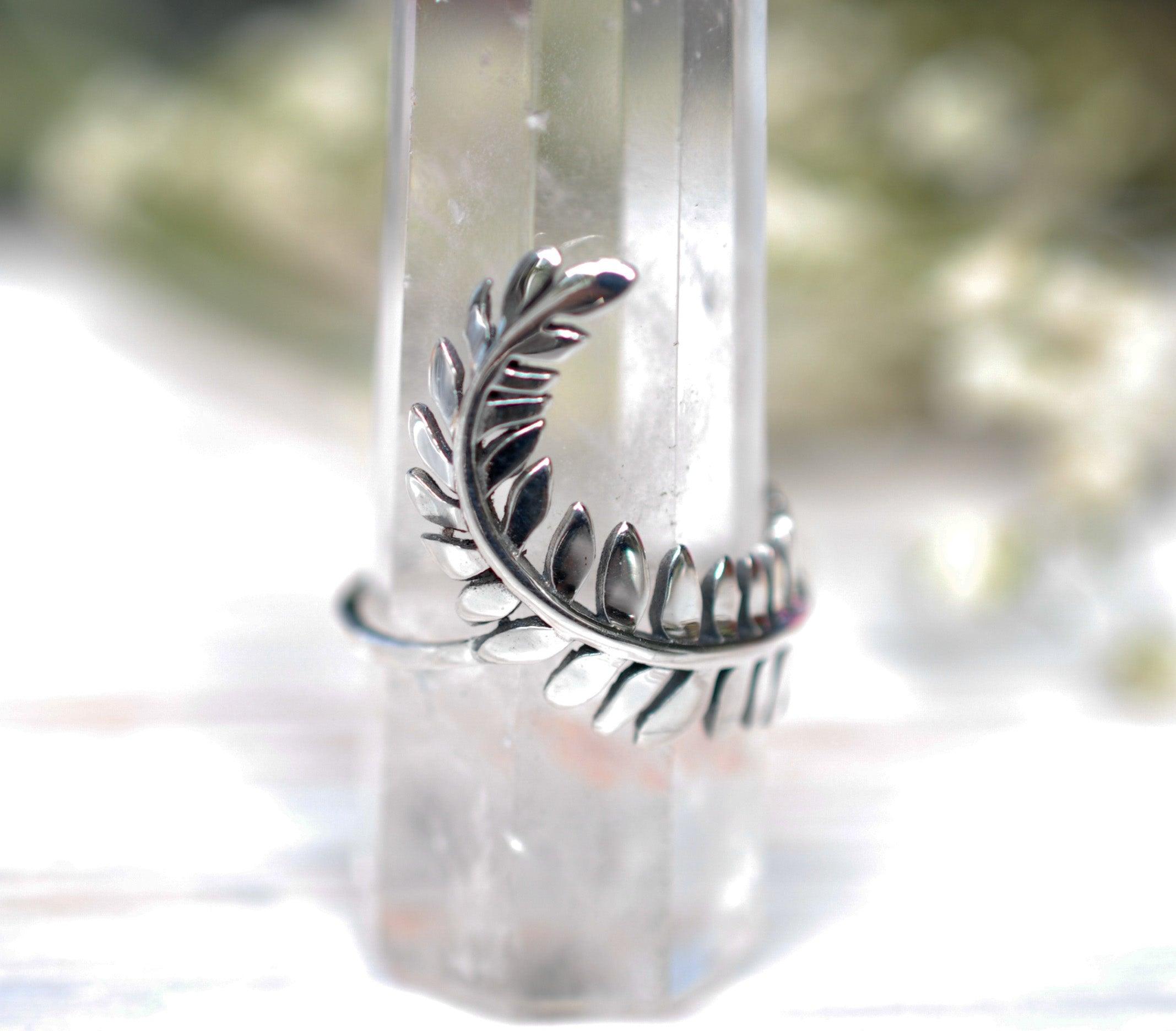 Leaf Ring~ Sterling Silver 925~SMR084 - Maresia Jewelry