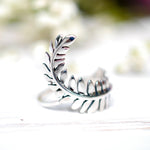 Leaf Ring~ Sterling Silver 925~SMR084 - Maresia Jewelry
