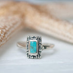 Leblon Turquoise Ring ~ Sterling Silver 925~SMR012 - Maresia Jewelry