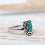 Leblon Turquoise Ring ~ Sterling Silver 925~SMR012 - Maresia Jewelry
