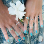 Leblon Turquoise Ring ~ Sterling Silver 925~SMR012 - Maresia Jewelry