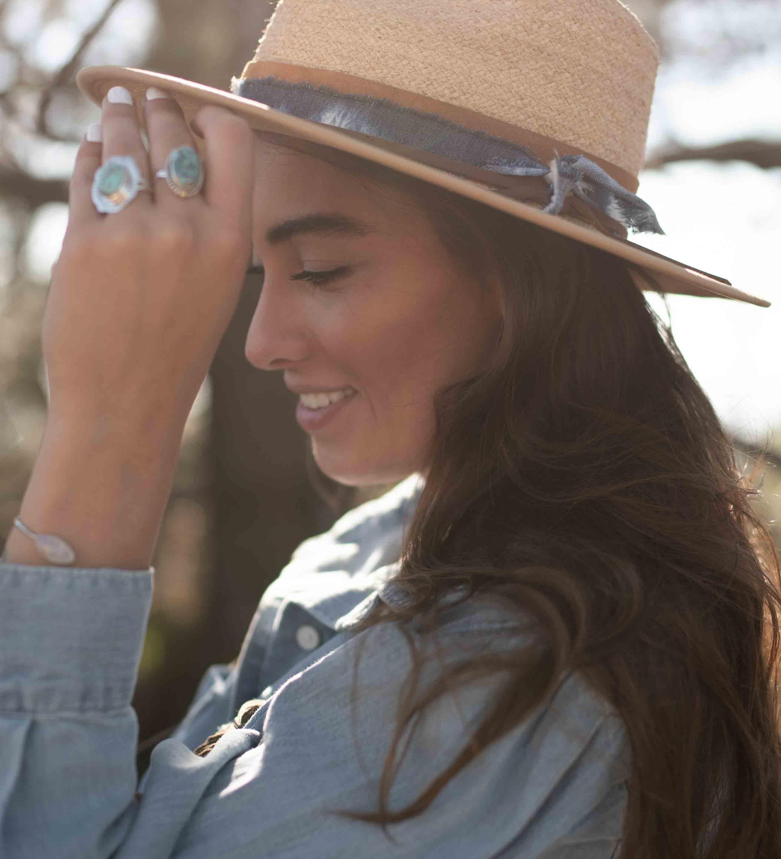 Lele Hat ~ Straw Hat ~ MH014 - Maresia Jewelry