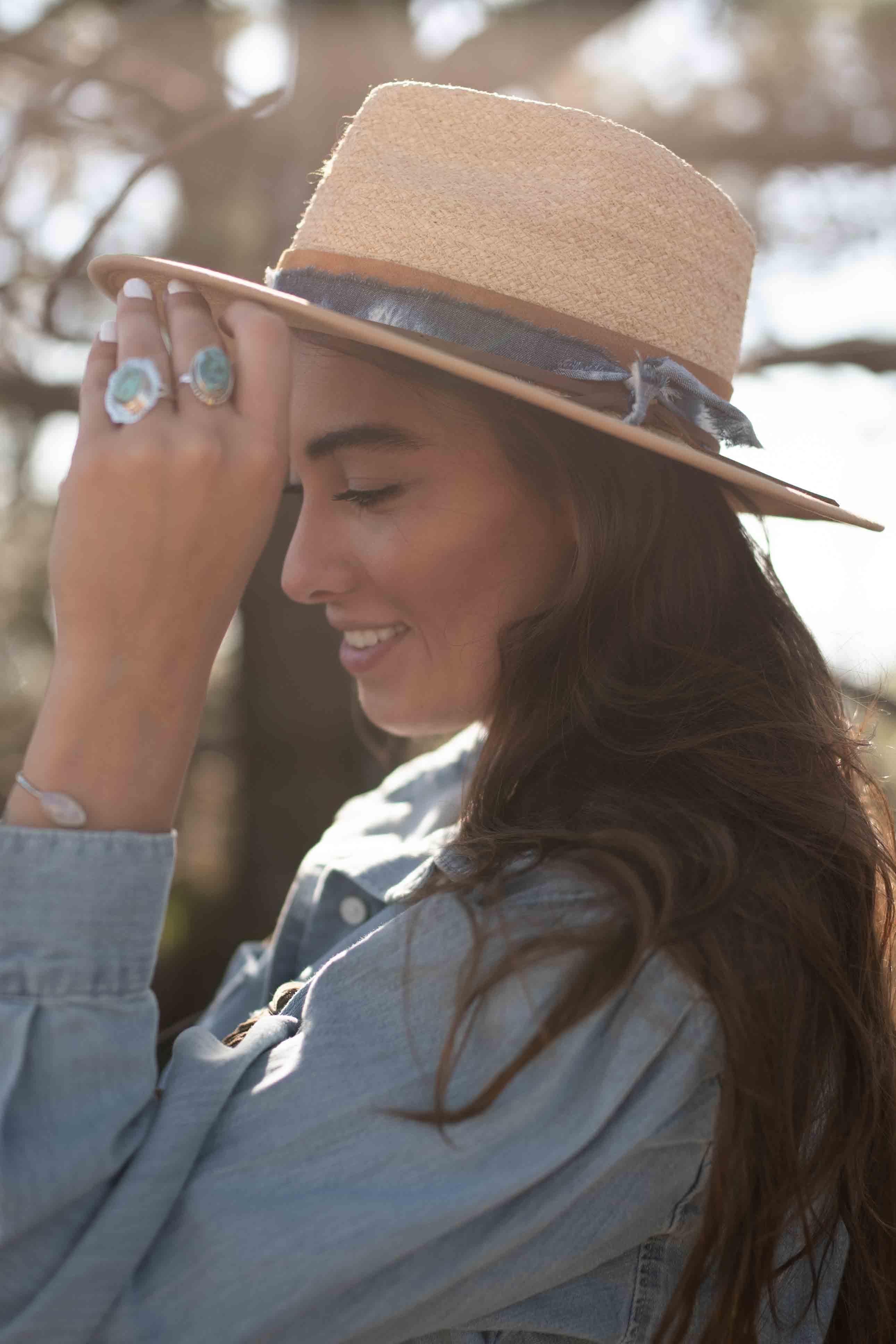 Lele Hat ~ Straw Hat ~ MH014 - Maresia Jewelry