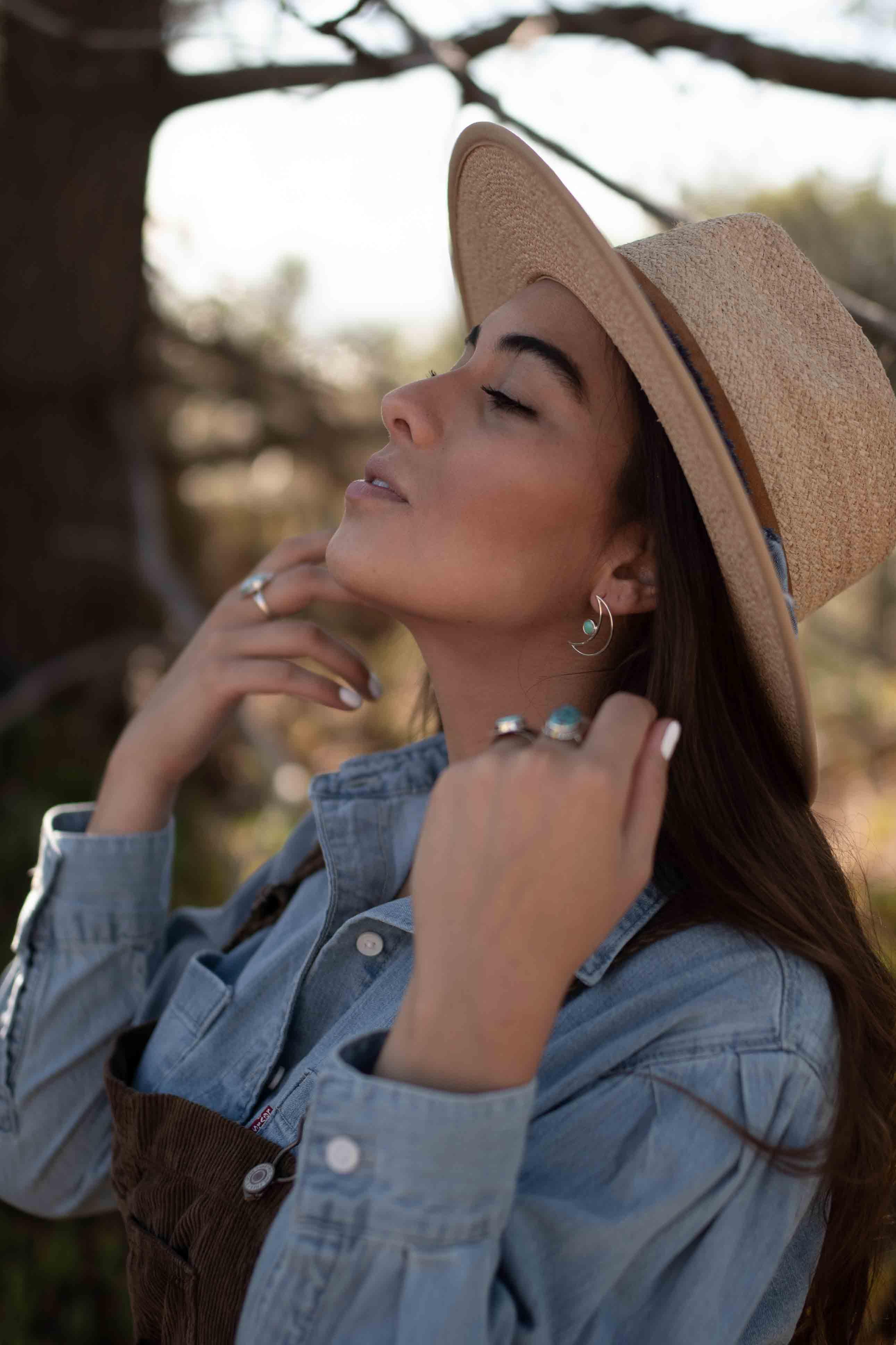 Lele Hat ~ Straw Hat ~ MH014 - Maresia Jewelry