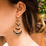 Leonora Chandelier Earrings ~Gold Plated ~ SME039 - Maresia Jewelry