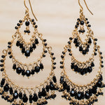 Leonora Chandelier Earrings ~Gold Plated ~ SME039 - Maresia Jewelry
