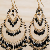 Leonora Chandelier Earrings ~Gold Plated ~ SME039 - Maresia Jewelry