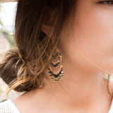 Leonora Chandelier Earrings ~Gold Plated ~ SME039 - Maresia Jewelry