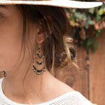 Leonora Chandelier Earrings ~Gold Plated ~ SME039 - Maresia Jewelry