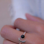 Black Onyx Ring ~ Sterling Silver 925 ~ MR126 - Maresia Jewelry