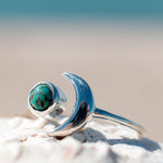 Copper Turquoise Ring ~ Sterling Silver 925 ~MR119 - Maresia Jewelry