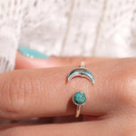 Copper Turquoise Ring ~ Sterling Silver 925 ~MR119 - Maresia Jewelry