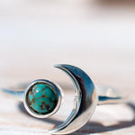 Copper Turquoise Ring ~ Sterling Silver 925 ~MR119 - Maresia Jewelry