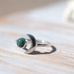Copper Turquoise Ring ~ Sterling Silver 925 ~MR119 - Maresia Jewelry
