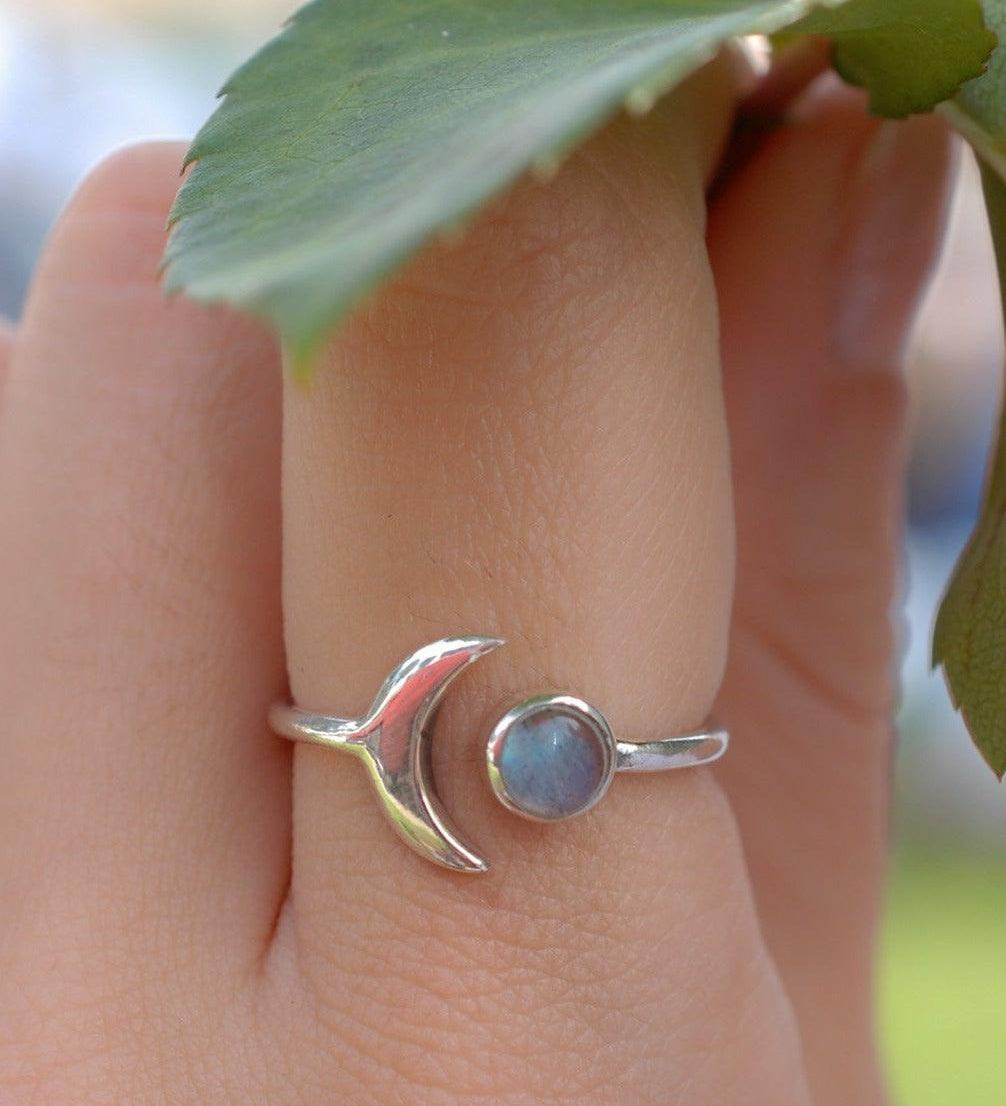 Labradorite Ring ~ Sterling Silver 925 ~MR130 - Maresia Jewelry