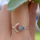 Labradorite Ring ~ Sterling Silver 925 ~MR130 - Maresia Jewelry