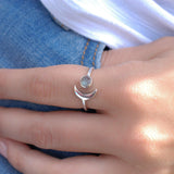Labradorite Ring ~ Sterling Silver 925 ~MR130 - Maresia Jewelry