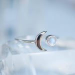 Moonstone Ring ~ Sterling Silver 925 ~MR116 - Maresia Jewelry
