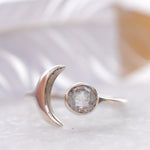 White topaz Ring ~ Sterling Silver 925 ~ MR127 - Maresia Jewelry
