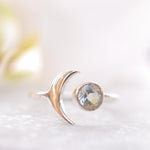 White topaz Ring ~ Sterling Silver 925 ~ MR127 - Maresia Jewelry