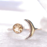 Yellow topaz Ring ~ Sterling Silver 925 ~MR050 - Maresia Jewelry