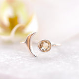 Yellow topaz Ring ~ Sterling Silver 925 ~MR050 - Maresia Jewelry