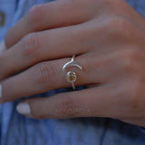 Yellow topaz Ring ~ Sterling Silver 925 ~MR050 - Maresia Jewelry