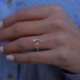 Yellow topaz Ring ~ Sterling Silver 925 ~MR050 - Maresia Jewelry