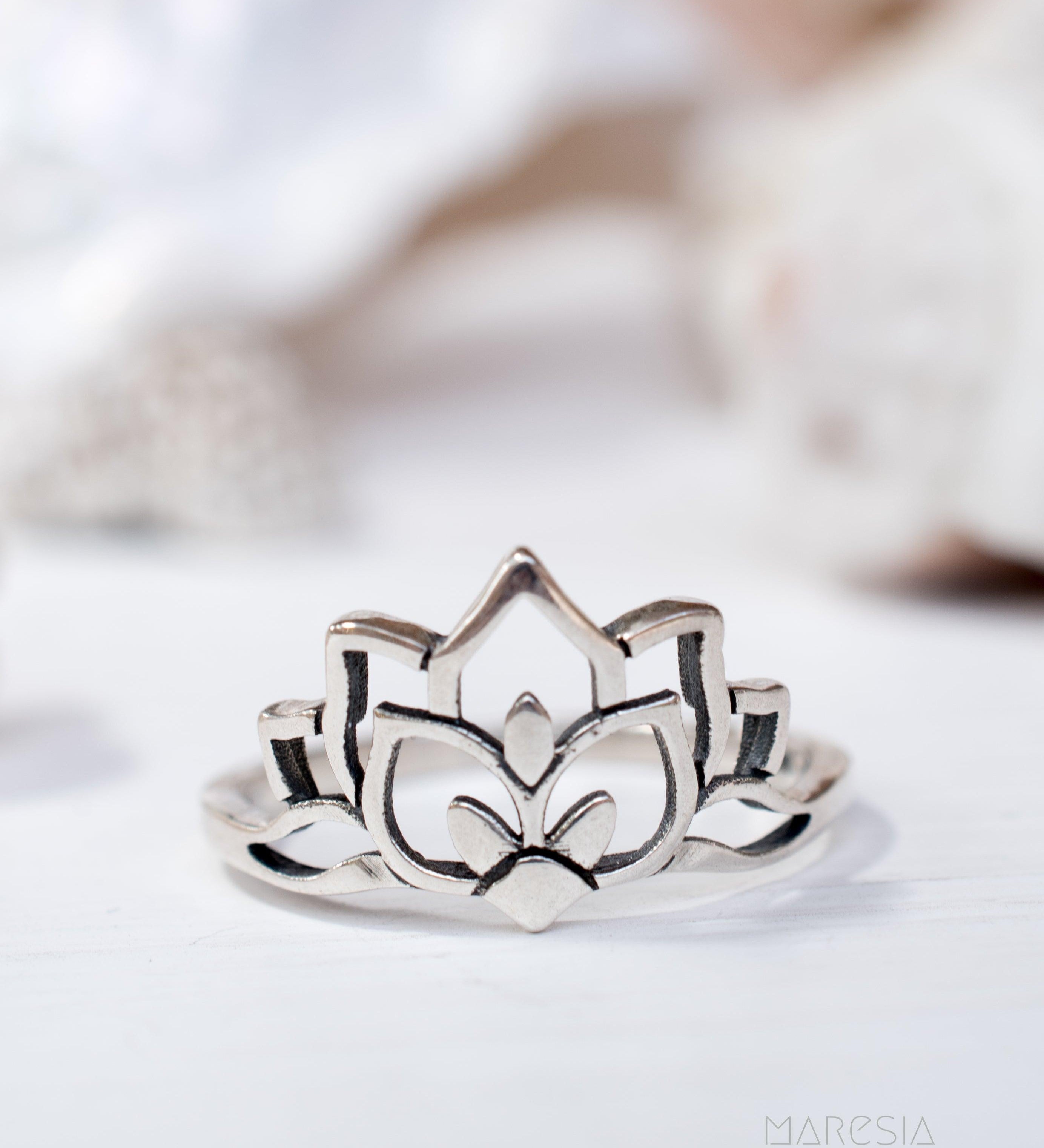 Mandala Ring~ Sterling Silver 925~ SMR058 - Maresia Jewelry