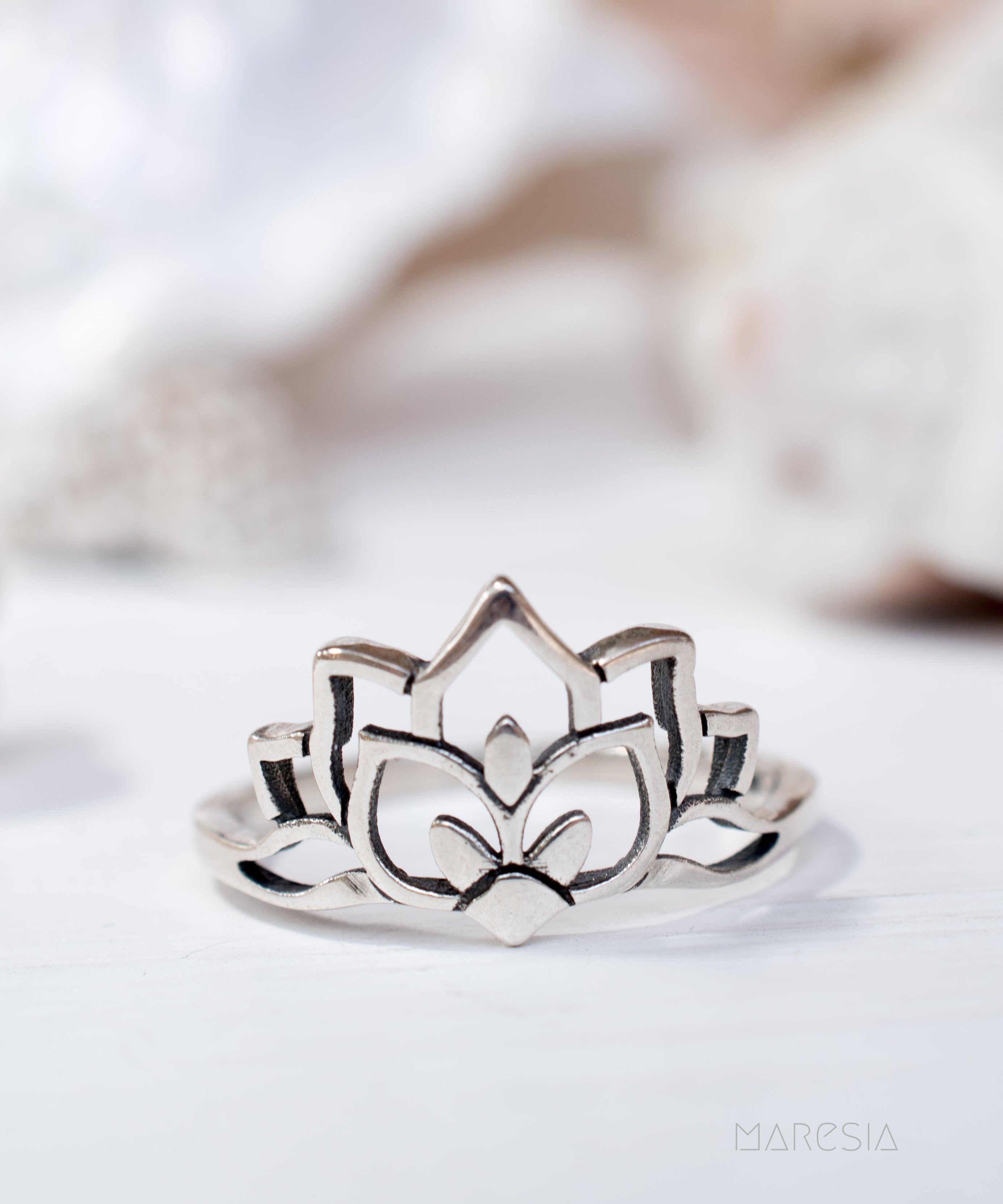 Mandala Ring~ Sterling Silver 925~ SMR058 - Maresia Jewelry